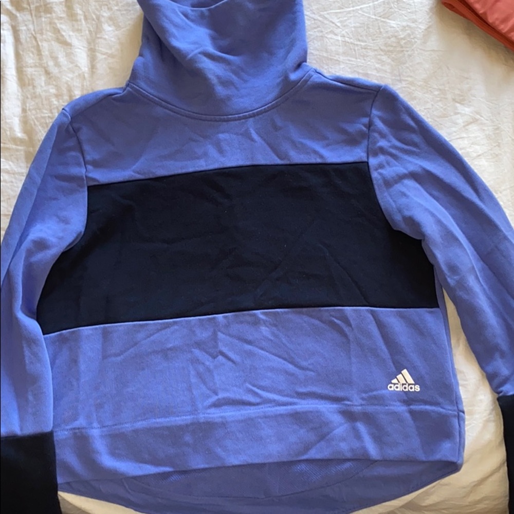 Adidas striped turtleneck